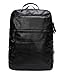 Vintage School Backpack Leather Book Bag College Daypack Black Fit 15'' Laptop