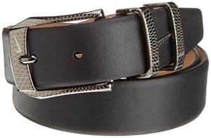 NIKE Golf Laser Etched Belt and Buckle (Black, 36)