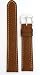 Men's Genuine Italian Leather Watchband Tan 20mm Long Watch Band