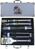 NCAA Kansas State Wildcats 8pc. BBQ Set w/Case