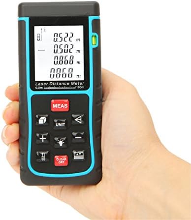 40m 50m 60m 70m 80m 100m Digital Laser Distance Meter Measurer Kit with Horizon Level Portable (0.2-100m)