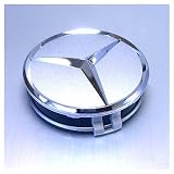 Mercedes-Benz Logo 4 Silver Wheel Center Caps