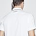 Men's Lacoste Sport Tennis Zippered Polo Ultra-Dry Pique White DH5515-51-3GO (XL)