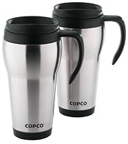 Copco Big Joe 24-Ounce Thermal Travel Mugs, Set of 2