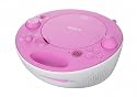 Sony ZS E 5 Radio-Rekorder (CD-Player, UKW-/MW-Tuner, 2x 1 Watt) pink