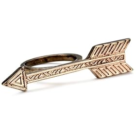 House of Harlow 1960 Antiqued Arrow Ring