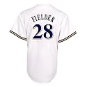 Prince Fielder Milwaukee Brewers Youth Replica Home Jersey