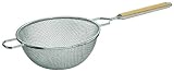 Review Paderno World Cuisine 42633-26 / Paderno World Cuisine 10-1/4-Inch Double Mesh Strainer, Tin Steel