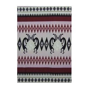 Kokopelli Premium Polar Fleece Twin/full Size Blanket