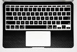 COSMOS ® Premium Carbon Fiber pattern vinyl Anti-scratch Skin decal for Macbook Air 13 13.3 inch Model A1369 + COSMOS cable tie