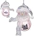 Milwaukee Brewers MLB Home Run Snowman Ornament (3