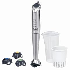 Tefal HB 470D Stabmixer Click and Mix 700, Edelstahl