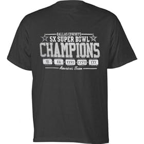 Dallas Cowboys 5X Super Bowl Champs Retro T-Shirt