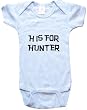 H IS FOR HUNTER / Hurry Up - Name-series - White or Blue Onesie / Baby T-shirt