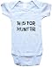 H IS FOR HUNTER / Hurry Up - Name-series - White or Blue Onesie / Baby T-shirt