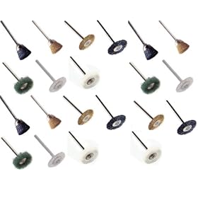 Buy 21 Master Gunsmith Part Cleaning Tool Wire Brushes for Dremel -- Best Seller on... now!