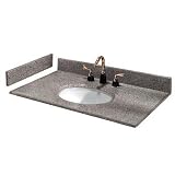 Pegasus 37603 Napoli Granite 37" Granite Vanity Top with Bowl and 8" Spread 376