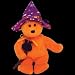 TY~POCUS THE HALLOWEEN BEAR 6" HALLOWEENIE BEANIE