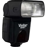 Vivitar DF383 Digital TTL Shoe Mount Power Zoom /Swivel /Bounce Auto-Focus  ....
