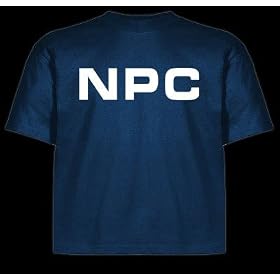 Jinx - T-Shirt Gamer - NPC - Bleu - M�dium