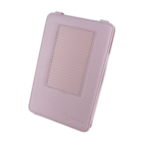 rooCASE Kindle Keyboard Leather Case Cover w/ 22 Angle Adjustable Stand (Pink)