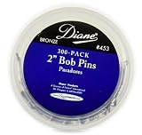 Diane 2" Bobby Pins, Bronze, 300-pack Tub