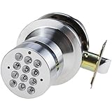 SoHoMiLL  YL 99 Keyless Electronic Keypad Lock, Adjustable latch backset 2 3/8-Inch to 2 3/4-Inch , Satin Nickel