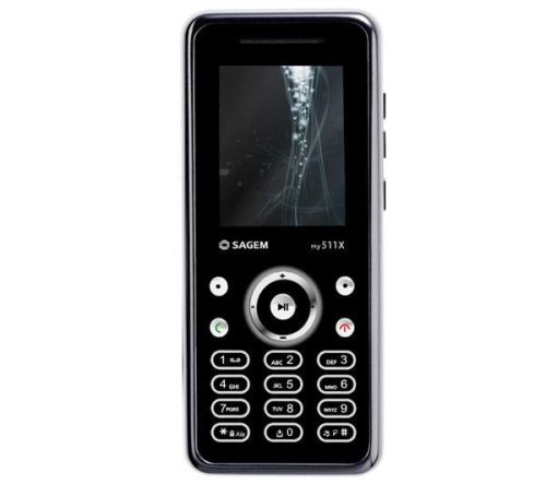 Sagem - Téléphone portable 511x - monobloc - Bluetooth / lecteur MP3 / slot mémoire microSD / photo 1,3Mpix -