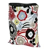Planet Wise (Medium) Washable/Reusable Wet Bag for Swimwear, Diapers, Gym, Yoga, Travel, etc (Art Deco)