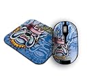 Ed Hardy KING Dog Wireless Mouse and Pad (2 in 1 Pack)