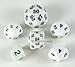 White Special Who Knew 6 Dice Set