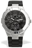 GUESS Black Rubber Strap Watch