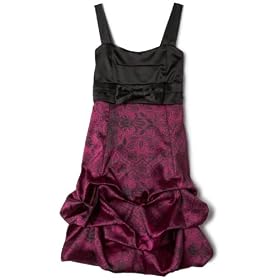 Ruby Rox Girls 7-16 Printed Bustled Hem Dress