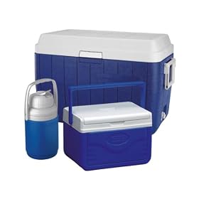Coleman Cooler Combo (Blue, 54-Qt 5 Qt 1 3 Gallon) by Coleman