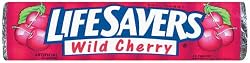 LifeSavers Wild Cherry Hard Candy, 1.14-Ounce Rolls (Pack of 60)