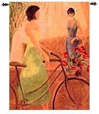 Friends at the Market -Hanging Tapestry 35