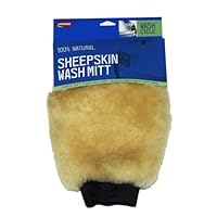 Carrand 40305 Champagne Sheepskin Wash Mitt