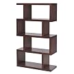 Geo Hollow Core Bookcase/Room Divider - Espresso