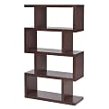 Geo Hollow Core Bookcase/Room Divider - Espresso