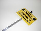 Aluminum Warning Security Sign. Comes complete with mounting stake and hardware. Stop the crime before it happens!