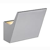 SOLF LED Wandleuchte, warm-weisse LED, Gehäuse silbergrau