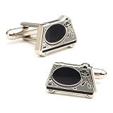 DJ Turntable Music Club Cufflinks Cuff Links