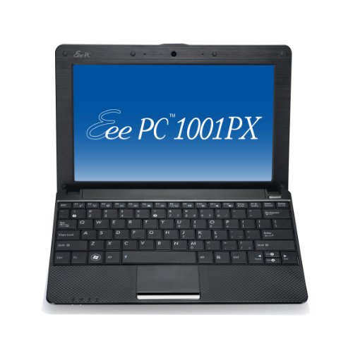 Buy Asus 1001PX 10.1 inch netbook (Intel Atom N450 1.6GHz, 1Gb, 160Gb, LAN, WLAN, Camera, Win 7 Starter (Black))
