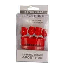 4 Eing nge Plug & Spiel Hi Speed Mobil USB 2.0 Hub