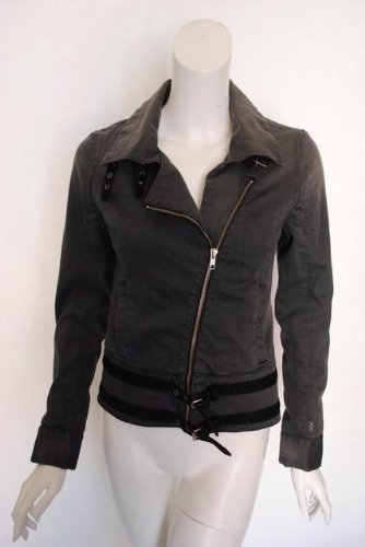 Genetic Denim womens raven buckled jacket XS