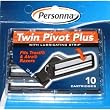 50 Personna TWIN PIVOT Plus Cartridges with Lubricating Strip for Gillette Atra & Trac II Razors