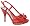 Evening High Heel Rhinestone Party Dress Slingback Peep Toe Sandals Red , 5-10