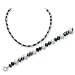 Sterling Silver Freshwater Cultured Pearl Bracelet & Necklace 2pc Set