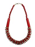 LALEELA Parti Porter lourds Rouge & d'or Perle du cou en dentelle Cadeau Fête des Mères Cadeau Journée de la femmes