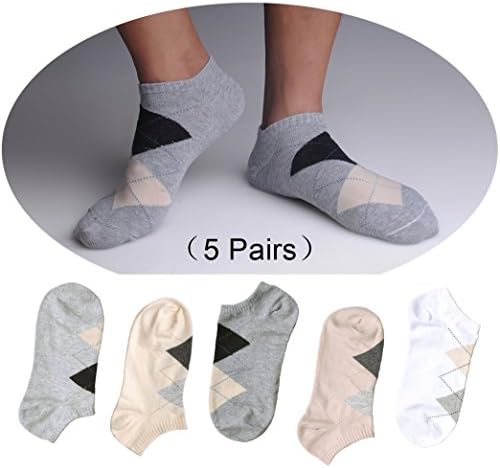 GBSocks Mens Seamless Socks Best Cotton Seamless Socks For Men (5 Pair)